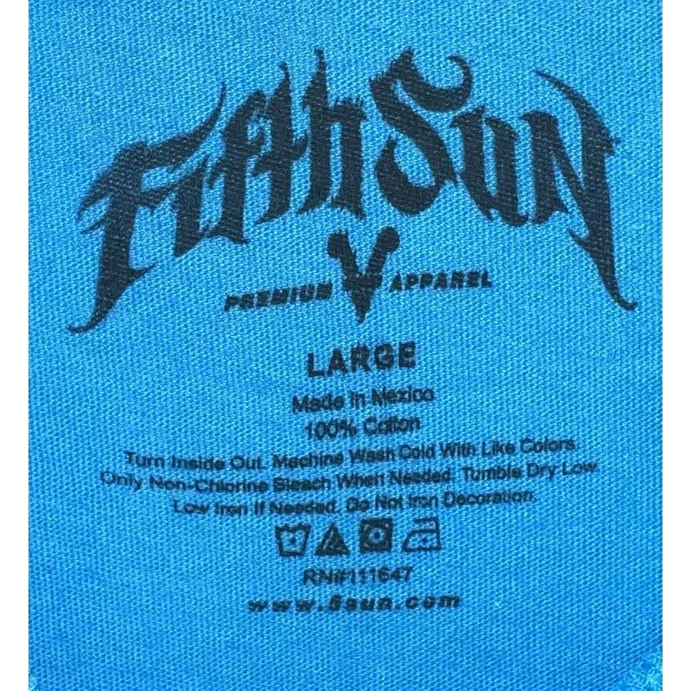 Nickelodeon Rugrats Graphic T-Shirt Blue Characters Size Large by Fifth Sun